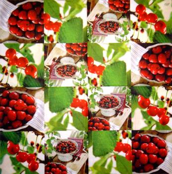 055 Cherries,  Plums - 3-ply - CS